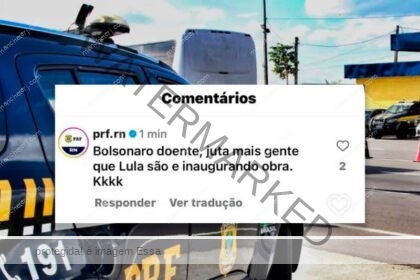 PRF investiga uso de perfil oficial para elogiar Bolsonaro