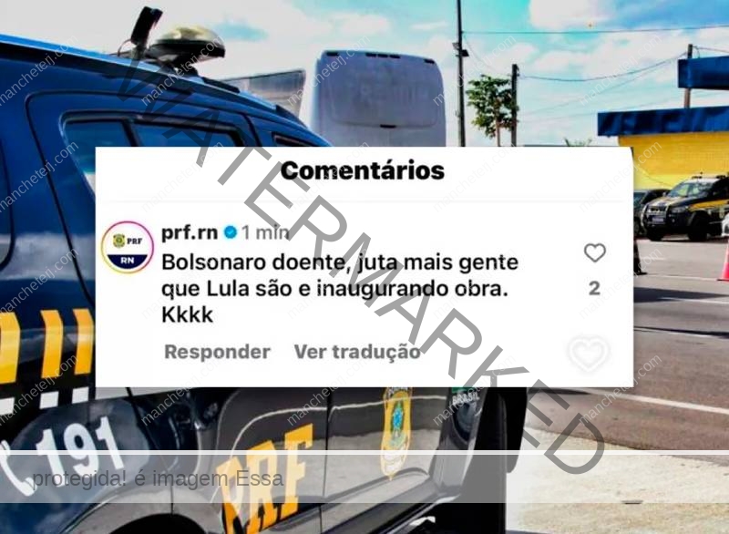 PRF investiga uso de perfil oficial para elogiar Bolsonaro