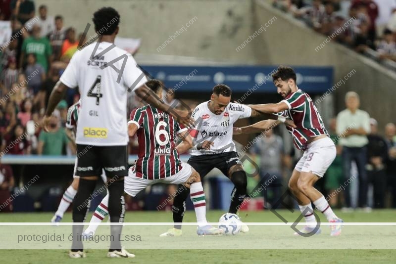 Fluminense vence o Santos de Neymar, por 1 a 0 no Brasileirão