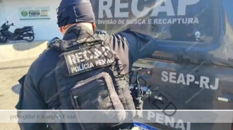 Foragidos são recapturados em operação da Polícia Penal em Campos e Macaé