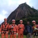 Homem é resgatado no topo de montanha em zona rural de Campos