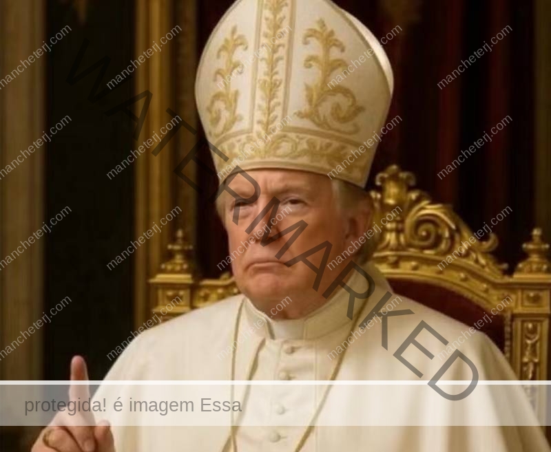 Trump posta foto fantasiado de Papa e cita cardeal norte-americano
