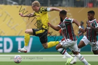 Fluminense joga bem, mas fica no empate com o Borussia Dortmund