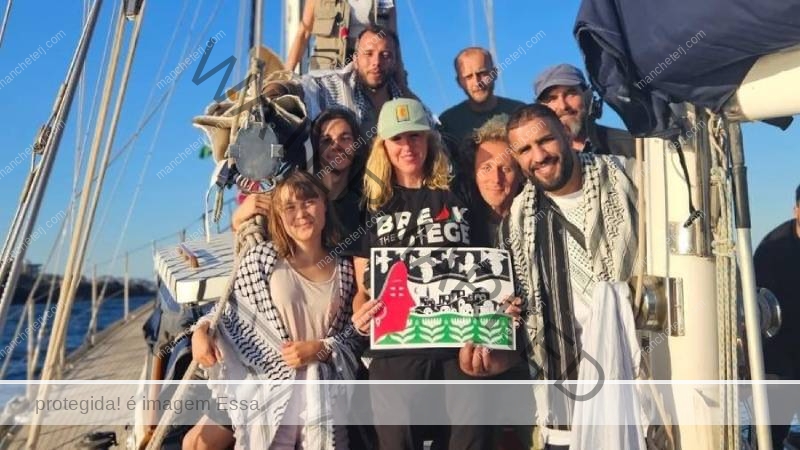 Israel sequestra navio humanitário e detém ativista brasileiro e Greta Thunberg