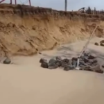 Moradores do Açu alertam para avanço acelerado da erosão costeira na região