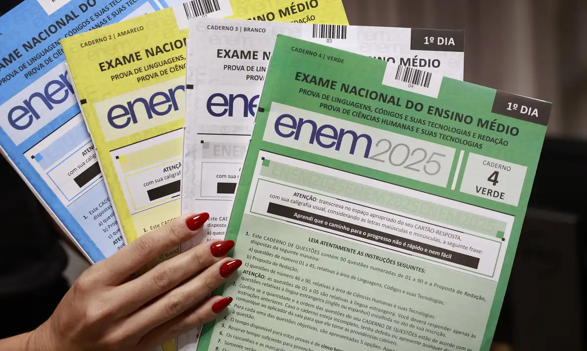 Notas do Enem 2025 já estão disponíveis para consulta