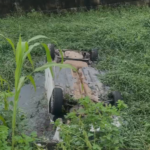 Morre uma das vítimas de acidente após carro cair em valão no Parque Rodoviário, em Campos