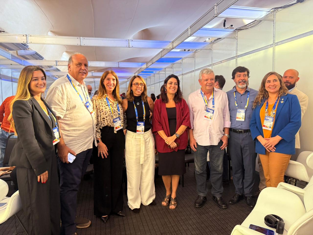 Fátima Pacheco, ex-prefeita de Quissamã, participa de mesa na 18ª Caravana Federativa, em Niterói