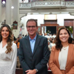 Fernanda Neves participa das celebrações pelos 15 anos de Dom Roberto à frente da Diocese de Campos