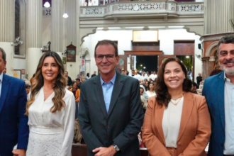 Fernanda Neves participa das celebrações pelos 15 anos de Dom Roberto à frente da Diocese de Campos