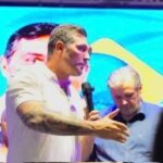 O deputado federal, candidato à reeleição e presidente estadual do PSDB, Luciano Vieira, lotou o Clube Folha Seca, no Centro de Campos dos Goytacazes (RJ), na noite deste sábado (1)