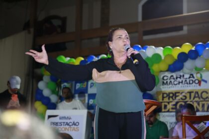 Carla Machado inaugura sede do PSD em São João da Barra e anuncia lançamento de candidatura