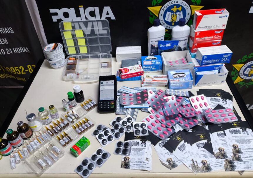 Polícia Civil prende falso veterinário durante cirurgia em Duque de Caxias