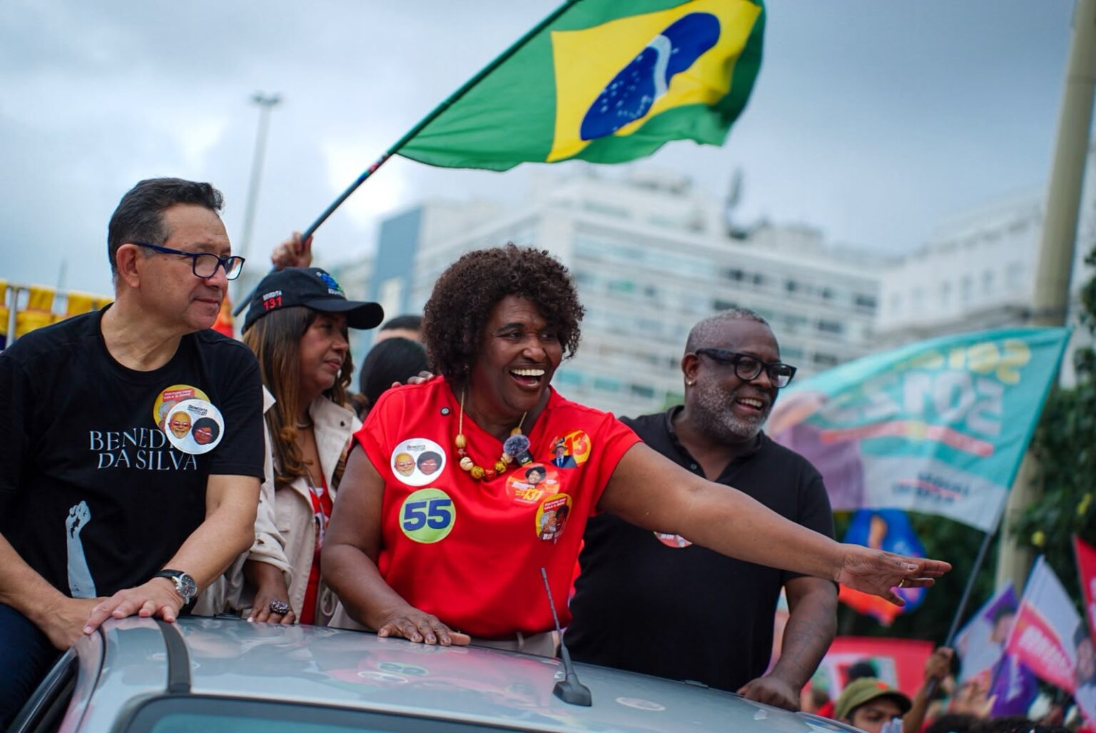 Quatro torcidas anunciam apoio a Benedita e defendem mudanças nos estádios